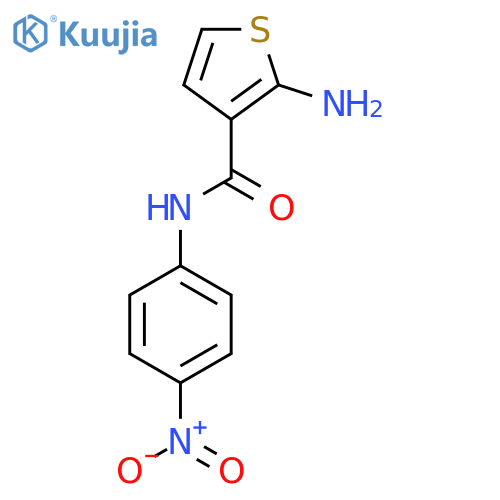 2-Amino-N-(4-nitrophenyl)thiophene-3-carboxamide structure