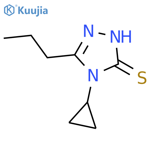 4-Cyclopropyl-5-propyl-4h-1,2,4-triazole-3-thiol structure