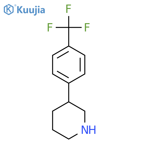 3-4-(trifluoromethyl)phenylpiperidine structure