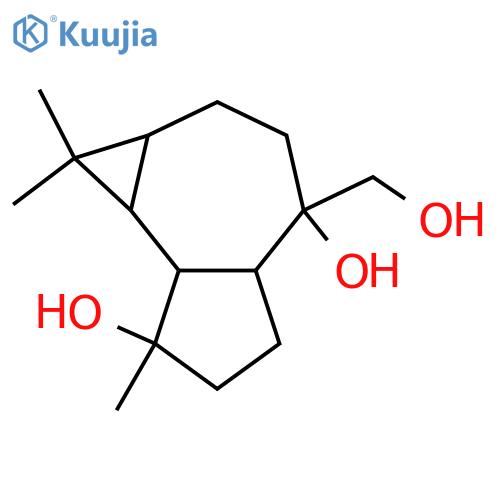 4,10,14-Aromadendranetriol; (1α,4β,5β,6α,7α,10α)-form structure