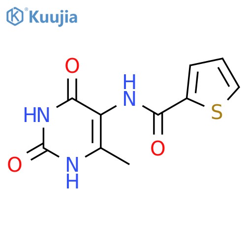 2-Thiophenecarboxamide,N-(1,2,3,4-tetrahydro-6-methyl-2,4-dioxo-5- structure
