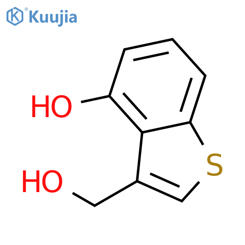 BENZO[B]THIOPHENE-3-METHANOL, 4-HYDROXY- structure