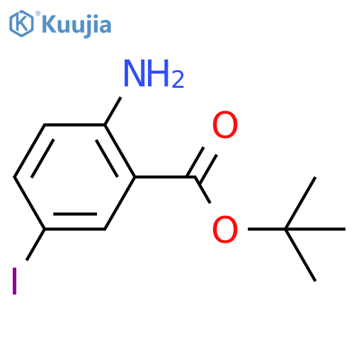 tert-Butyl 2-amino-5-iodobenzoate structure