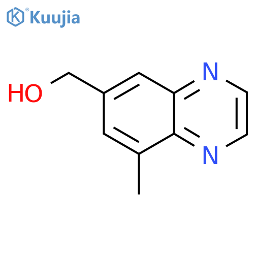 (8-Methyl-6-quinoxalinyl)methanol structure