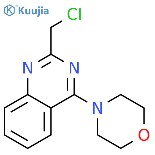 2-(Chloromethyl)-4-morpholin-4-ylquinazoline structure