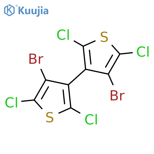 3,3'-BITHIOPHENE, 4,4'-DIBROMO-2,2',5,5'-TETRACHLORO- structure
