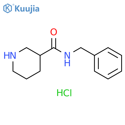 N-Benzyl-3-piperidinecarboxamidehydrochloride structure