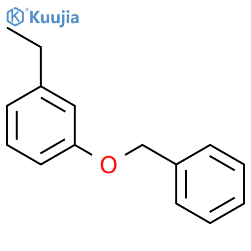Benzene, 1-ethyl-3-(phenylmethoxy)- (9CI) structure