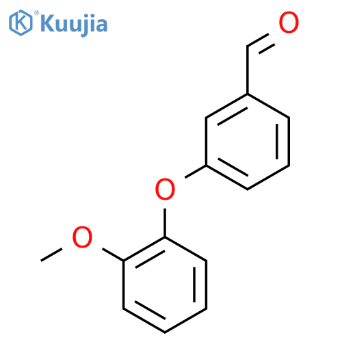 3-(2-Methoxyphenoxy)benzaldehyde structure