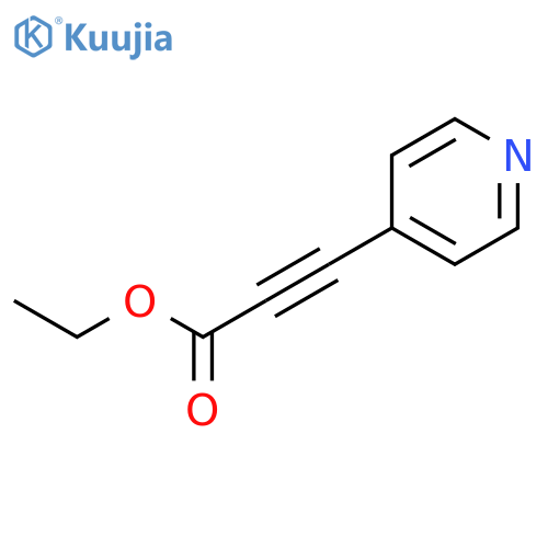 ethyl 3-(pyridin-4-yl)prop-2-ynoate structure