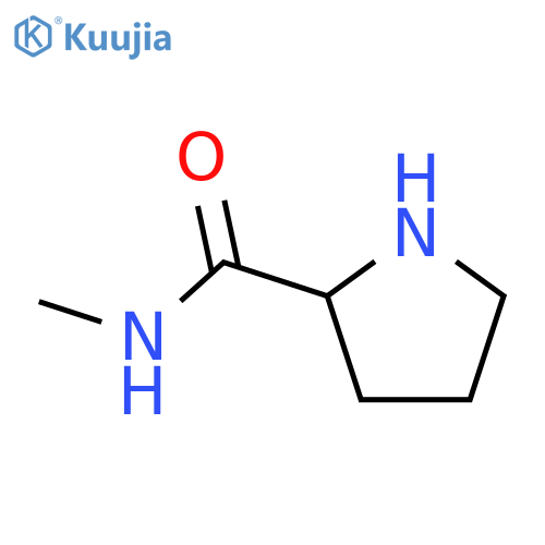 (2R)-N-methyl-2-Pyrrolidinecarboxamide structure