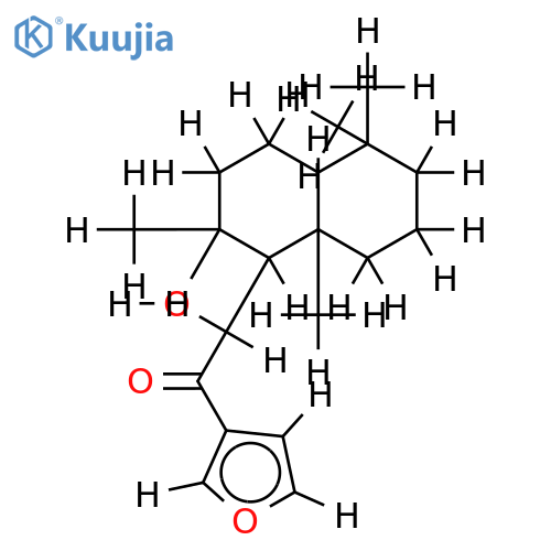 12-Ketone-(8alpha,13S)-15,16-Epoxy-13(16),14-labdadiene-8,12-diol structure