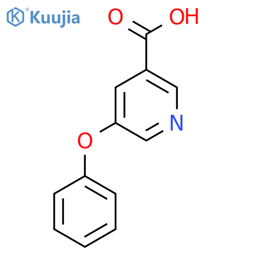 3-Pyridinecarboxylic acid, 5-phenoxy- structure