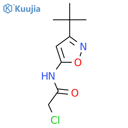 N-(3-tert-Butylisoxazol-5-yl)-2-chloroacetamide structure