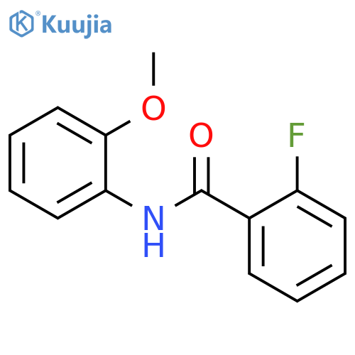 2-fluoro-N-(2-methoxyphenyl)benzamide structure