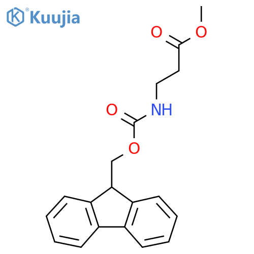 Methyl 3-([(9h-fluoren-9-ylmethoxy)carbonyl]amino)propanoate structure