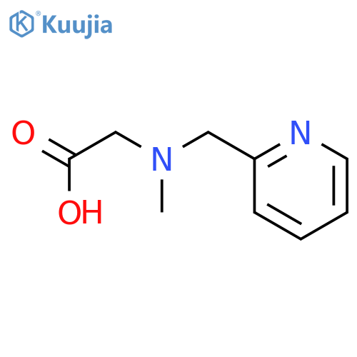2-(Methyl(pyridin-2-ylmethyl)amino)acetic acid structure