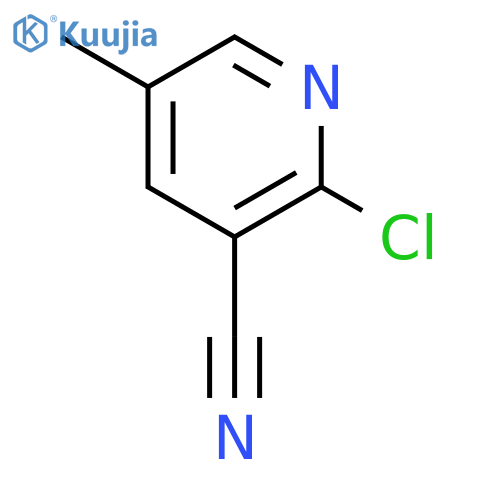 2-chloro-5-methylpyridine-3-carbonitrile structure