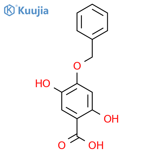 2,5-Dihydroxy-4-(phenylmethoxy)benzoic Acid structure