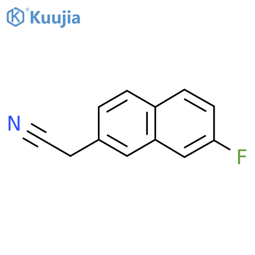 7-Fluoronaphthalene-2-acetonitrile structure