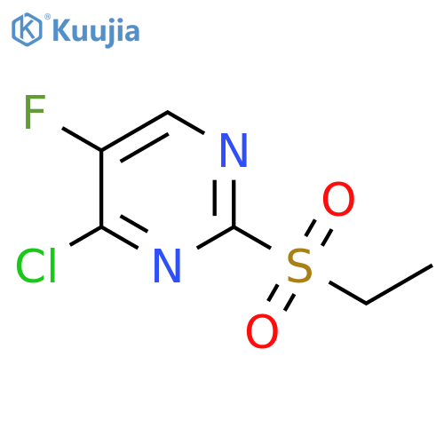 4-Chloro-2-ethanesulfonyl-5-fluoro-pyrimidine structure