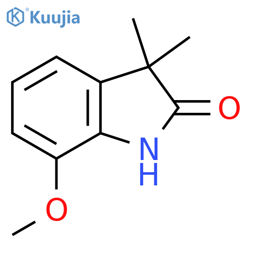 7-Methoxy-3,3-dimethylindolin-2-one structure