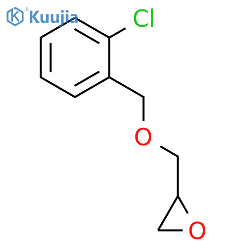 2-{(2-chlorophenyl)methoxymethyl}oxirane structure