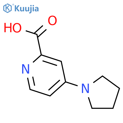 4-(pyrrolidin-1-yl)pyridine-2-carboxylic acid structure