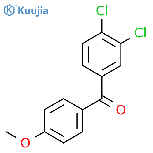 Methanone, (3,4-dichlorophenyl)(4-methoxyphenyl)- structure
