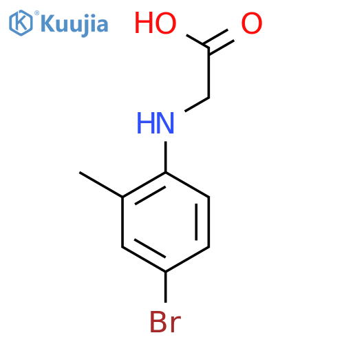 2-(4-Bromo-2-methylphenyl)aminoacetic Acid structure