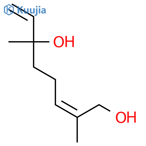 2,7-Octadiene-1,6-diol, 2,6-dimethyl-, (2E,6S)- structure