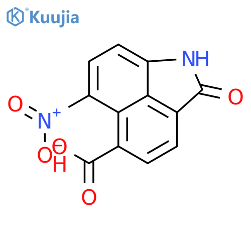 Benz[cd]indole-5-carboxylicacid, 1,2-dihydro-6-nitro-2-oxo- structure