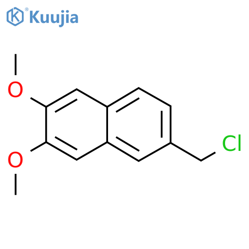 6-(Chloromethyl)-2,3-dimethoxynaphthalene structure