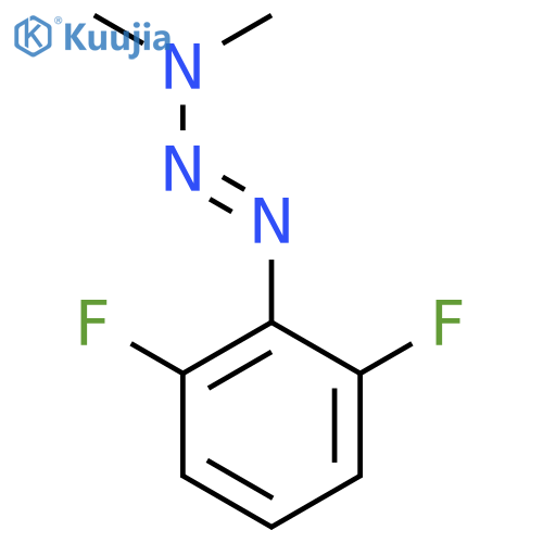 N-[(2,6-difluorophenyl)diazenyl]-n-methylmethanamine structure