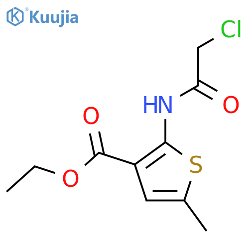 Ethyl 2-(Chloroacetyl)amino-5-methylthiophene-3-carboxylate structure