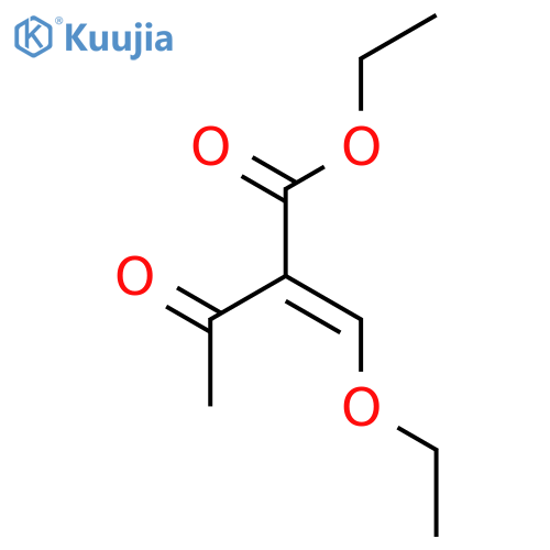 Butanoic acid, 2-(ethoxymethylene)-3-oxo-, ethyl ester, (Z)- structure