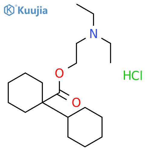Dicyclomine hydrochloride structure