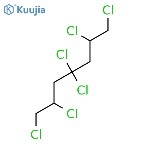 Heptane, 1,2,4,4,6,7-hexachloro- structure