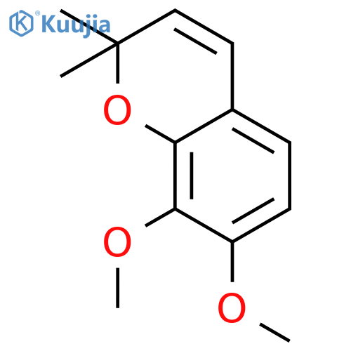 7,8-dimethoxy-2,2-dimethyl-2H-chromene structure