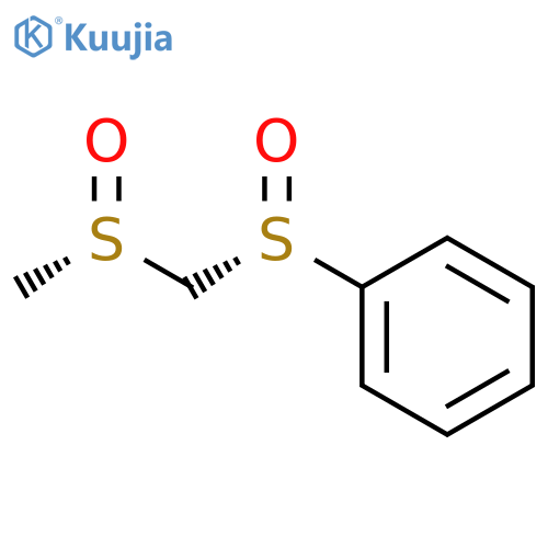 Benzene, [(R)-[[(S)-methylsulfinyl]methyl]sulfinyl]- structure