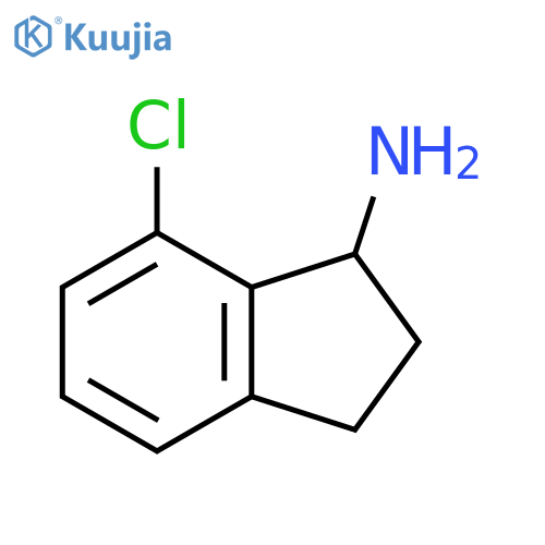 7-chloroindan-1-amine structure