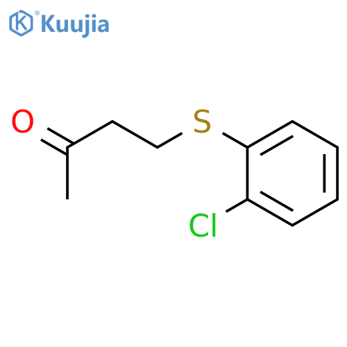 2-BUTANONE, 4-[(2-CHLOROPHENYL)THIO]- structure