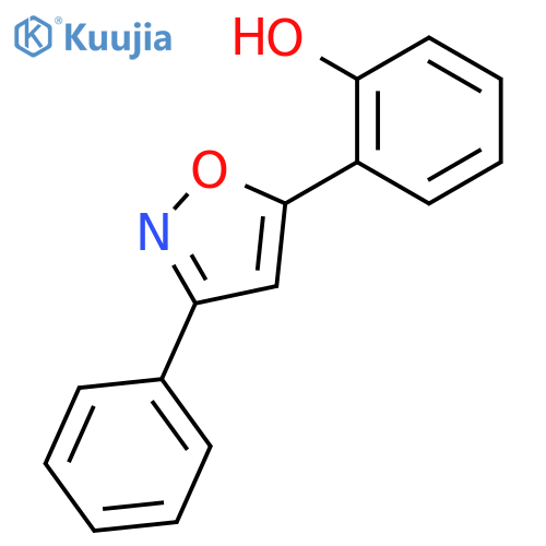 2-(3-Phenyl-5-isoxazolyl)phenol structure