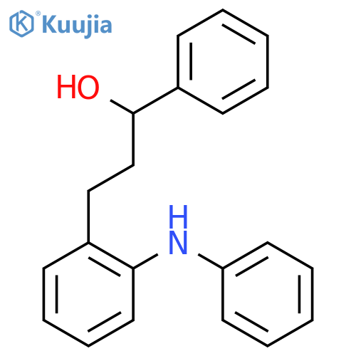 1-Phenyl-3-(2-(phenylamino)phenyl)propan-1-ol structure
