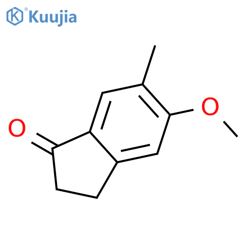 1H-INDEN-1-ONE, 2,3-DIHYDRO-5-METHOXY-6-METHYL- structure