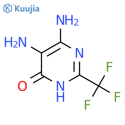 5,6-Diamino-2-(trifluoromethyl)pyrimidin-4-ol structure