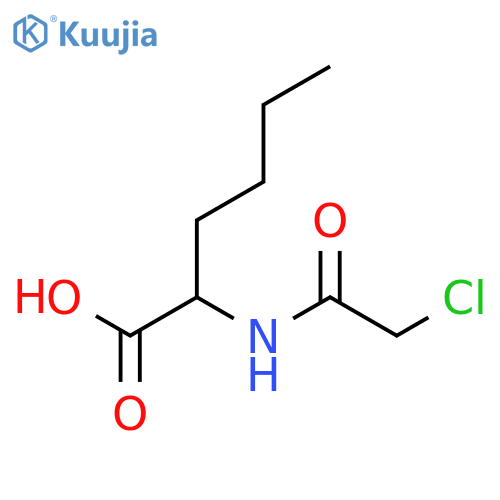 N-Chloroacetyl-DL-norleucine structure