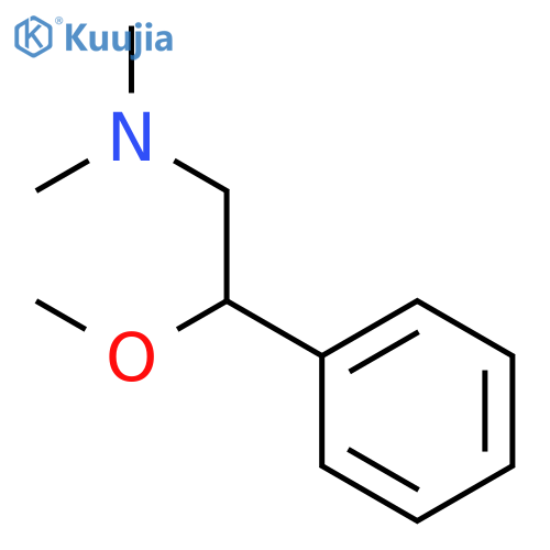 2-methoxy-N,N-dimethyl-2-phenylethanamine structure