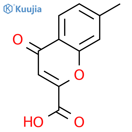 7-Methyl-4-oxo-4H-chromene-2-carboxylic acid structure