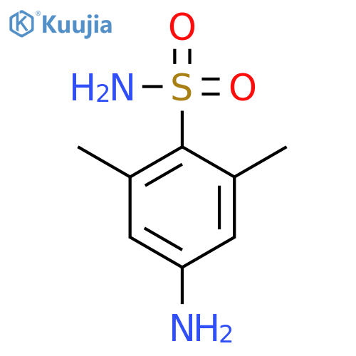 4-amino-2,6-dimethylbenzene-1-sulfonamide structure